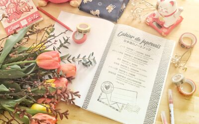 Le cahier de japonais en 6 parties