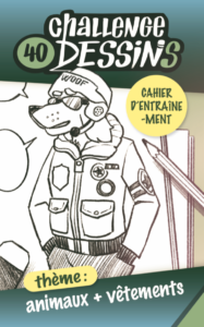 carnet-challenge-40-dessins-animaux-vetements