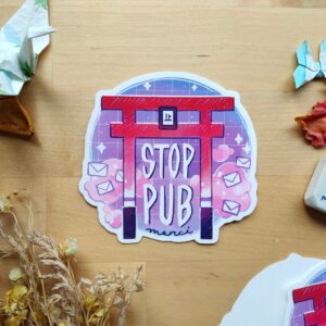 Torii - Gros Sticker Stop Pub - par Poncho