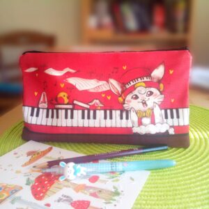 Trousse Lapin - Tempo 21x12cm