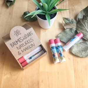 Baumes à lèvres naturels - Parfum de Rose