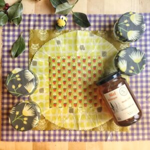 Miel, verrines et wraps à la cire d'abeille - pack