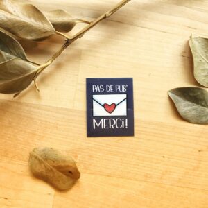 Lettre - Petit Sticker Stop Pub