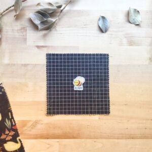 Wrap à la cire d'abeille - tableau noir (petit)