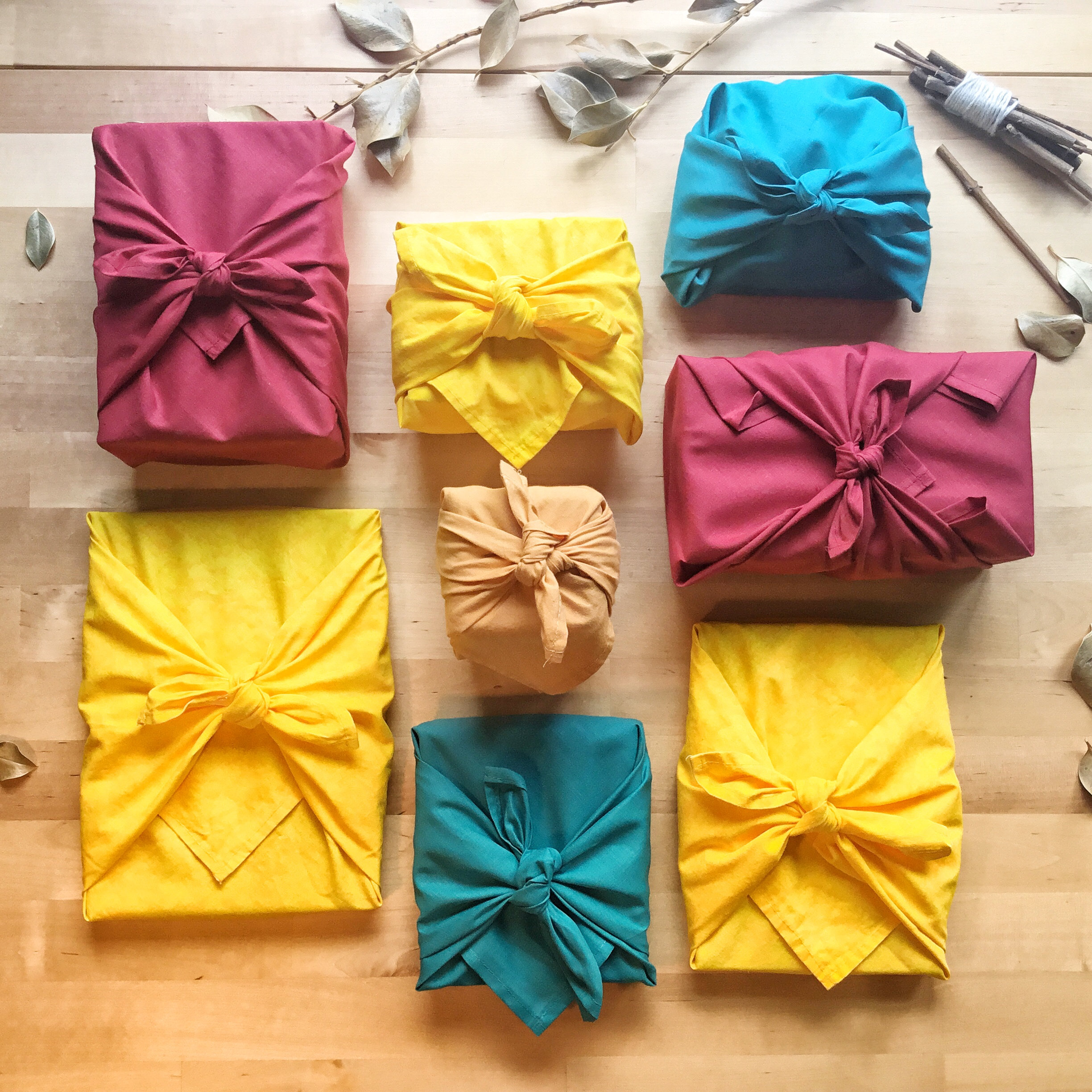 Furoshiki M • tissu japonais sakuras – Image 6