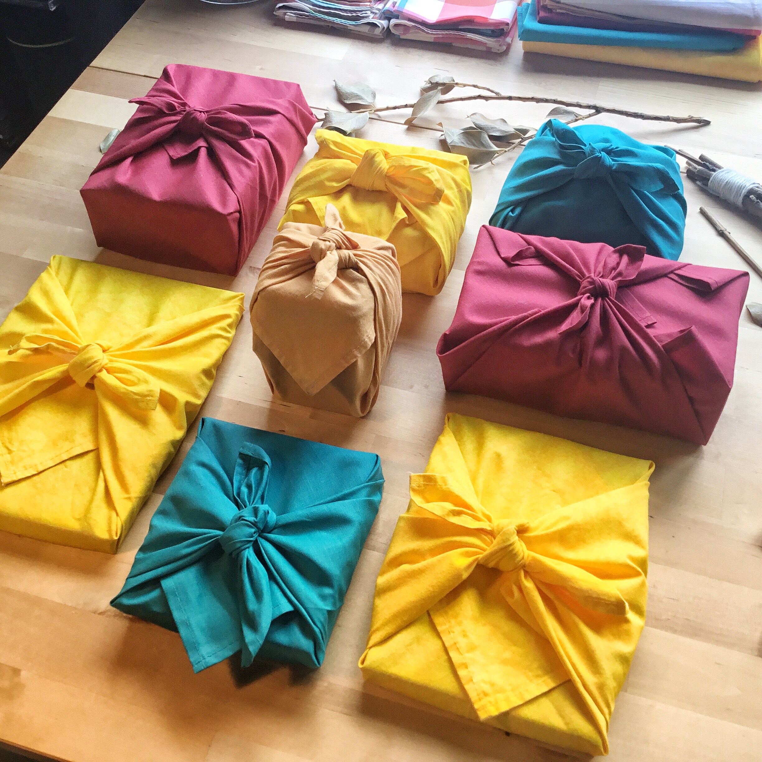 Furoshiki M • tissu japonais sakuras – Image 8