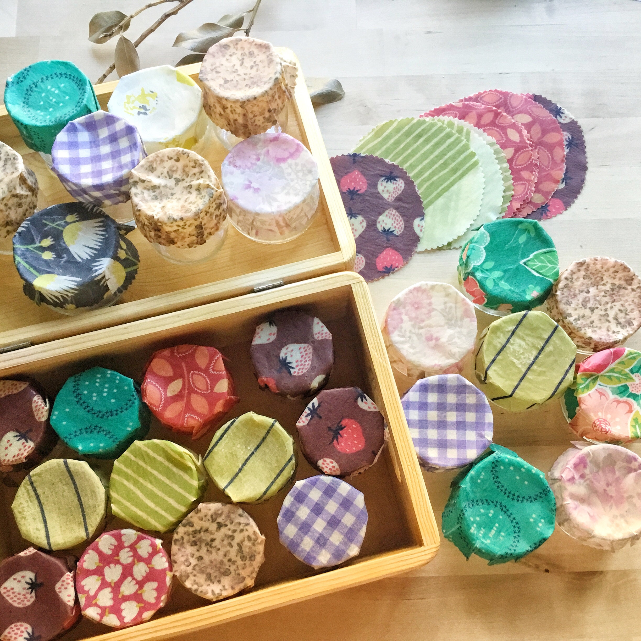 Wraps à la cire d'abeille - mini mix