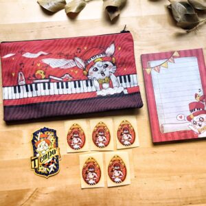 Papeterie assortie: Tempo le lapin