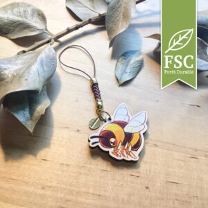 Abeille en Porte-clef