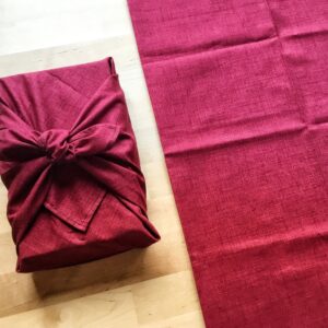 Furoshiki M • tissu rouge élégant