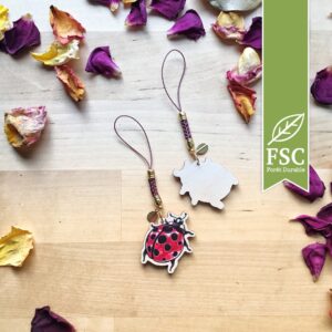 Coccinelle en Porte-clef