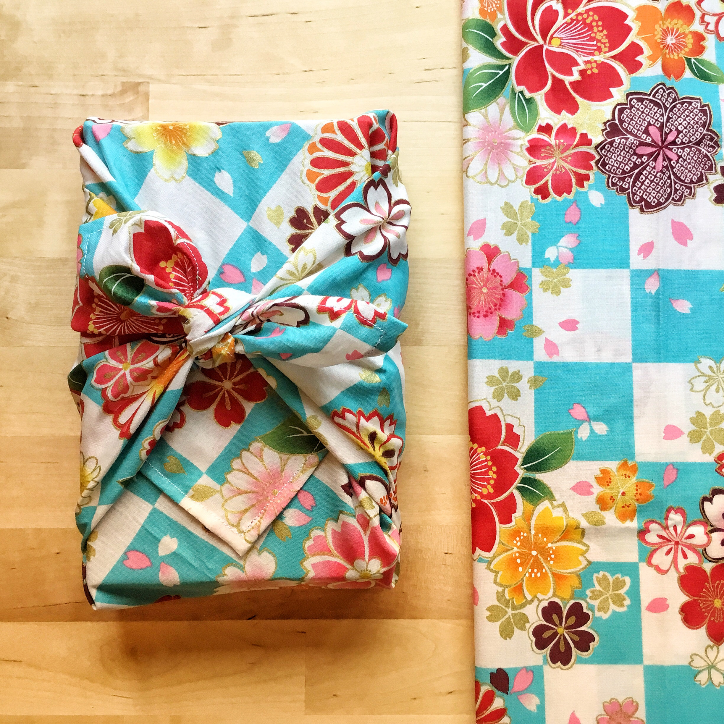 Furoshiki M • tissu japonais sakuras – Image 2