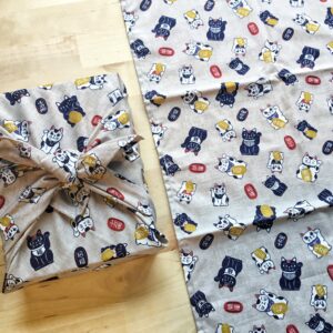 Furoshiki M • tissu maneki neko
