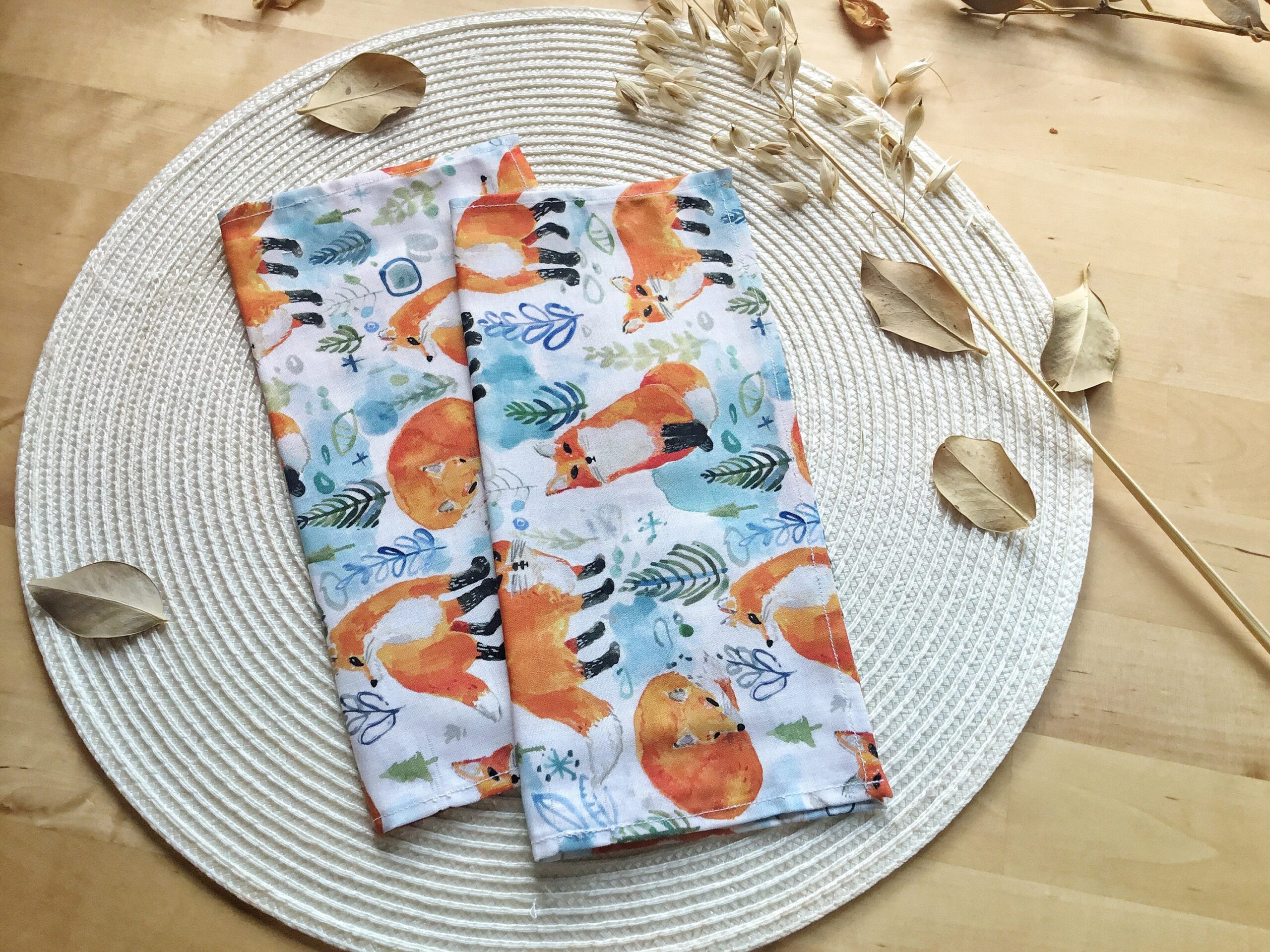 Furoshiki S • Lot de 2 renards