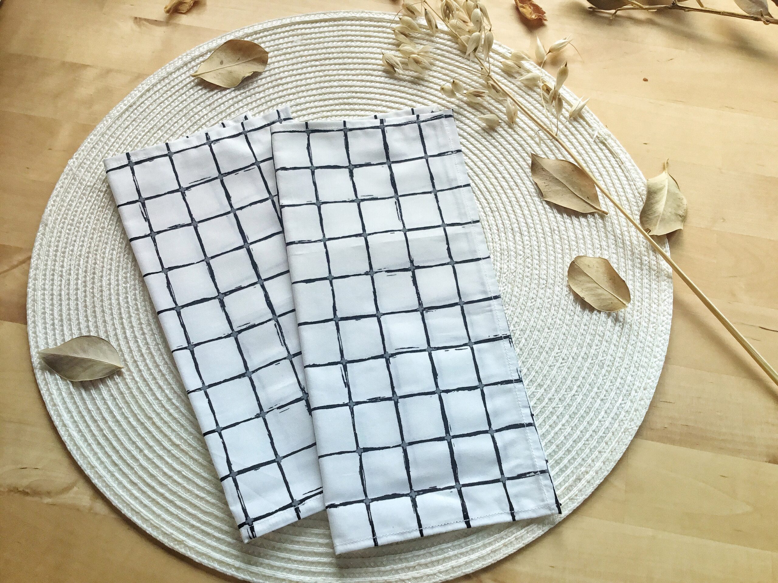 Furoshiki S • Lot de 2 carreaux blancs