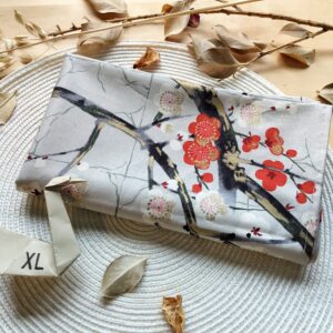 Furoshiki XL • tissu japonais prunier blanc