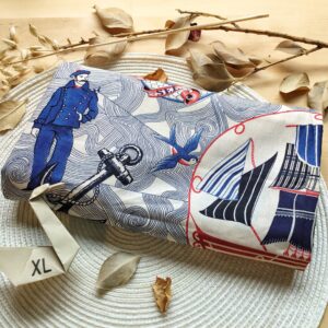 Furoshiki XL • tissu marin