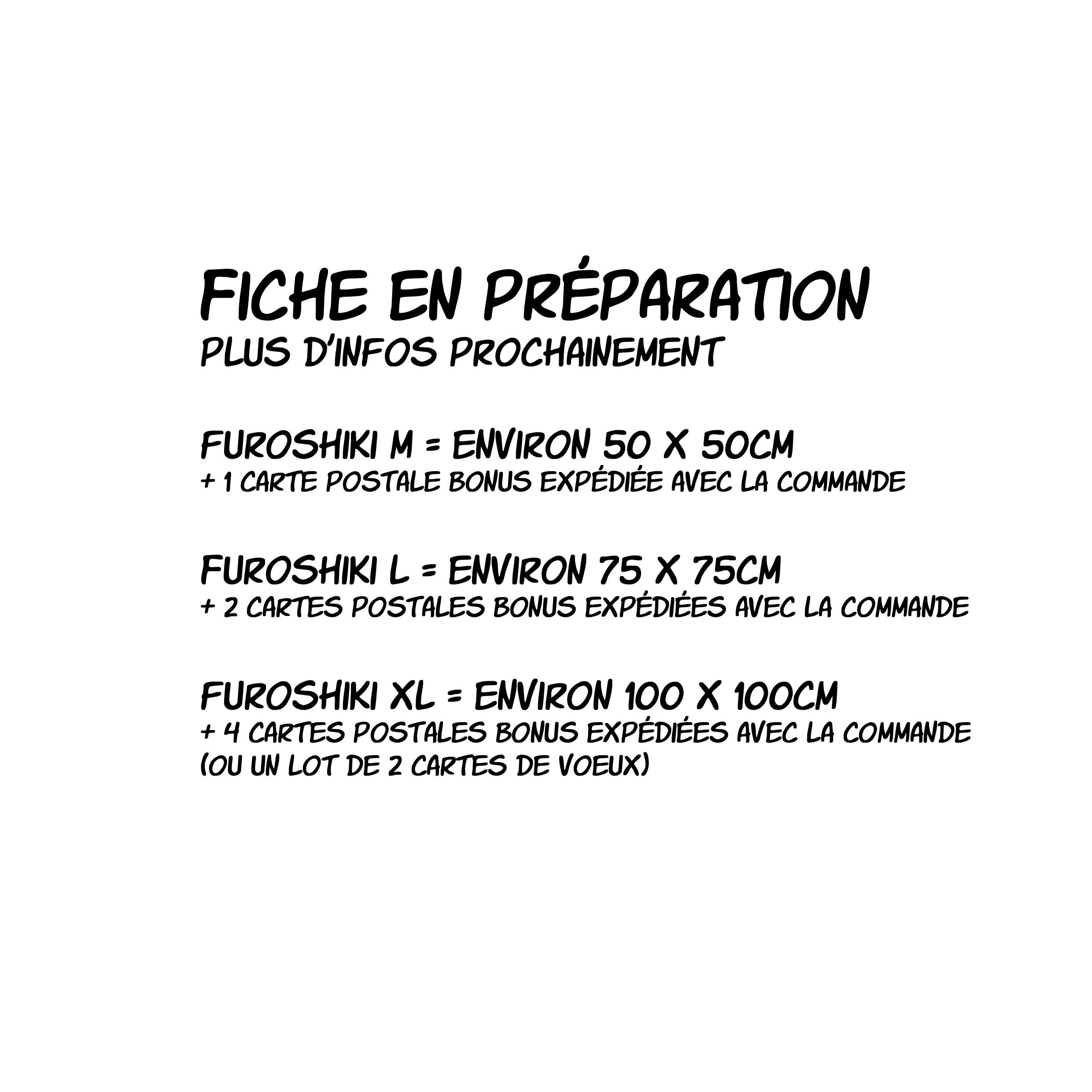 Furoshiki XL • tissu japonais prunier rouge – Image 2