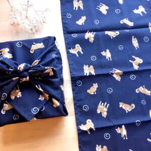 Furoshiki M • tissu japonais shiba inu
