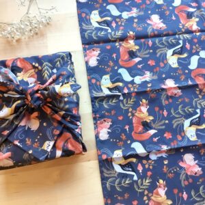 Furoshiki M • tissu animaux de la forêt