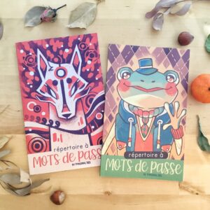Carnets à Mots de passe • Kitsune et Grenouille