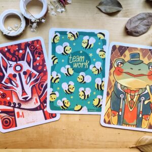 Animaux à motifs • Lot de 3 cartes (A6)