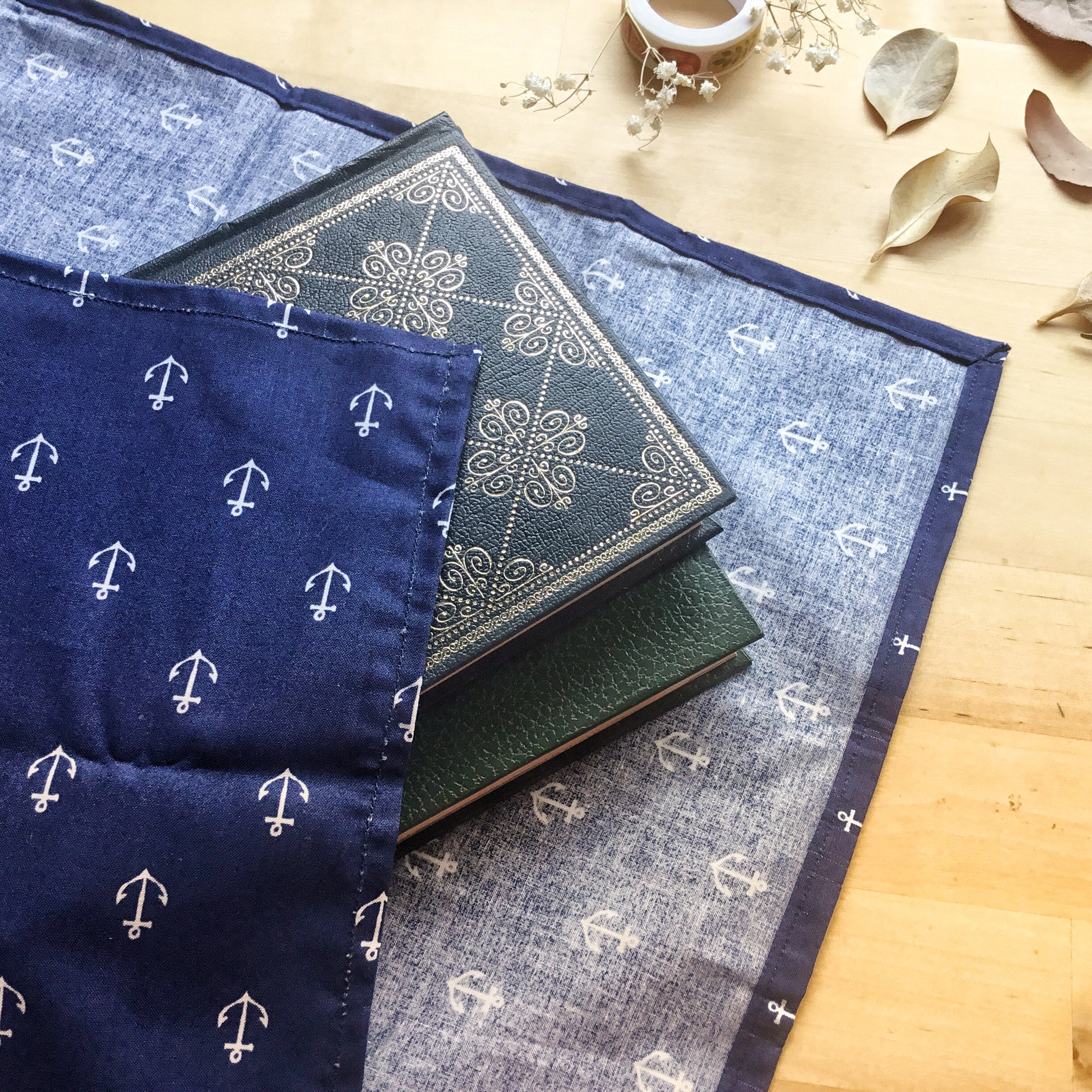 Furoshiki M • tissu ancres marines – Image 3