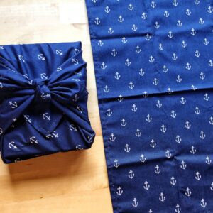Furoshiki M • tissu ancres marines