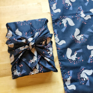 Furoshiki M • tissu écureuils explorateurs