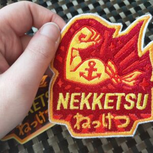 Nekketsu - Gros Sticker et Patch Brodé