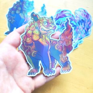 Shîsâ - Gros Stickers semi-brillant