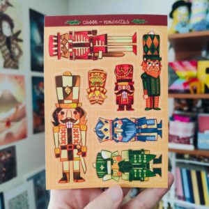 Casse-noisettes - Planche Stickers format A6
