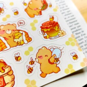 A Place to Bee - Planche Stickers format A6