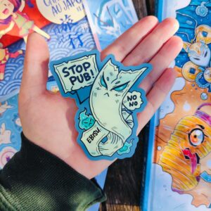 Yokai - Gros Sticker Stop Pub - par Ebisu Éditions