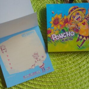 Bloc-notes - Poncho, Bee Happy 8x8cm