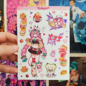 Varesa - Planche Stickers format A6