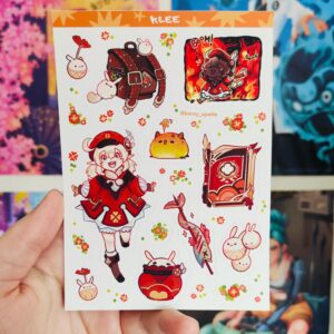 Klee - Planche Stickers format A6