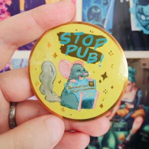 Chinchilla - Sticker Stop Pub - par Chloerza