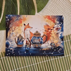Affichette illustrée A5 - Fox in Wonderland