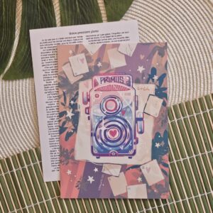Carte histoire A5 - "Notre première photo"
